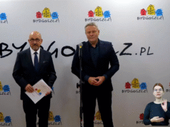 Kadr z konferencji prasowej UMB / mat. UMB.