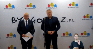 Kadr z konferencji prasowej UMB / mat. UMB.